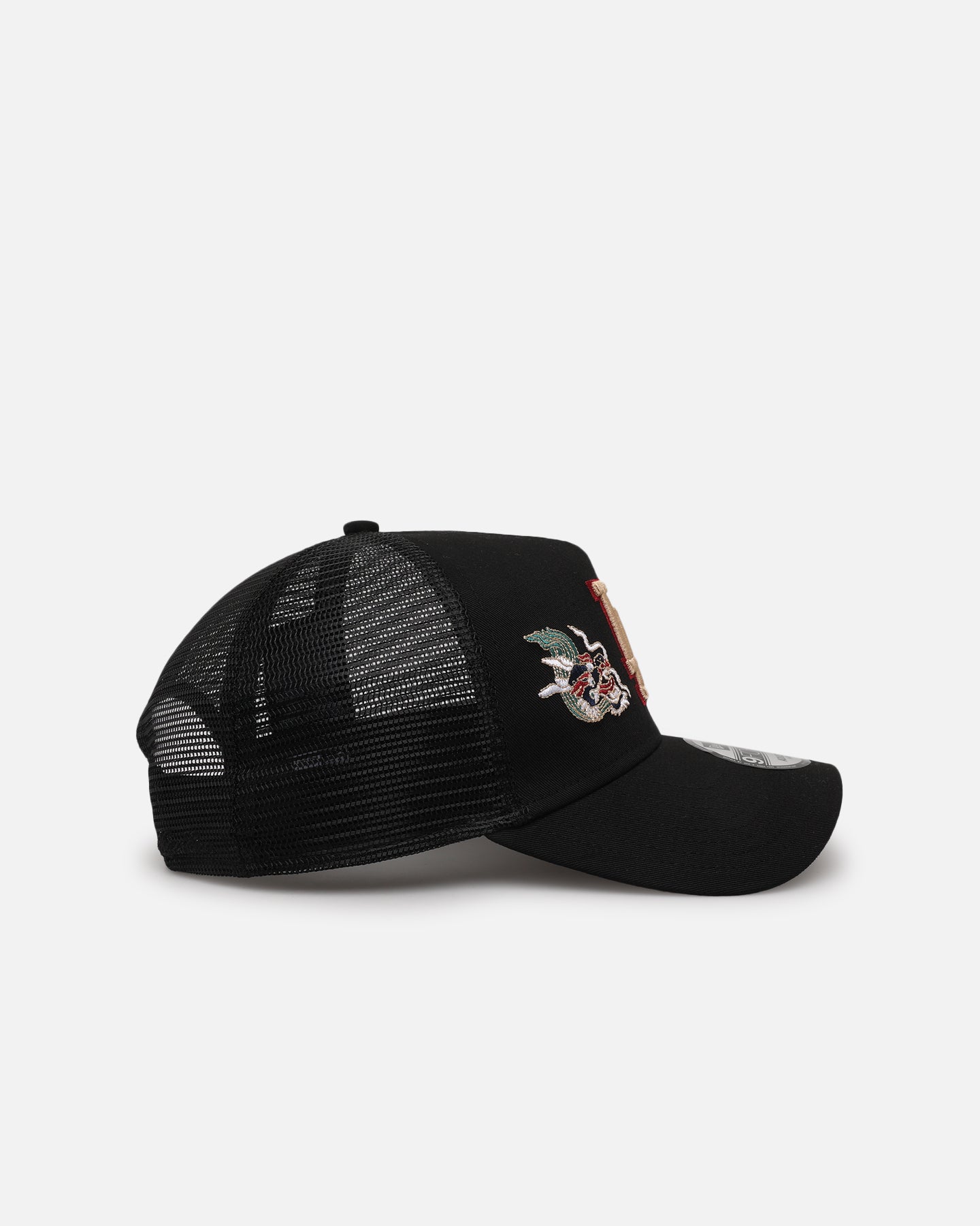 New Era Los Angeles Dodgers 'Dragon Collection 2.0' 9FORTY A-Frame Trucker Snapback Black