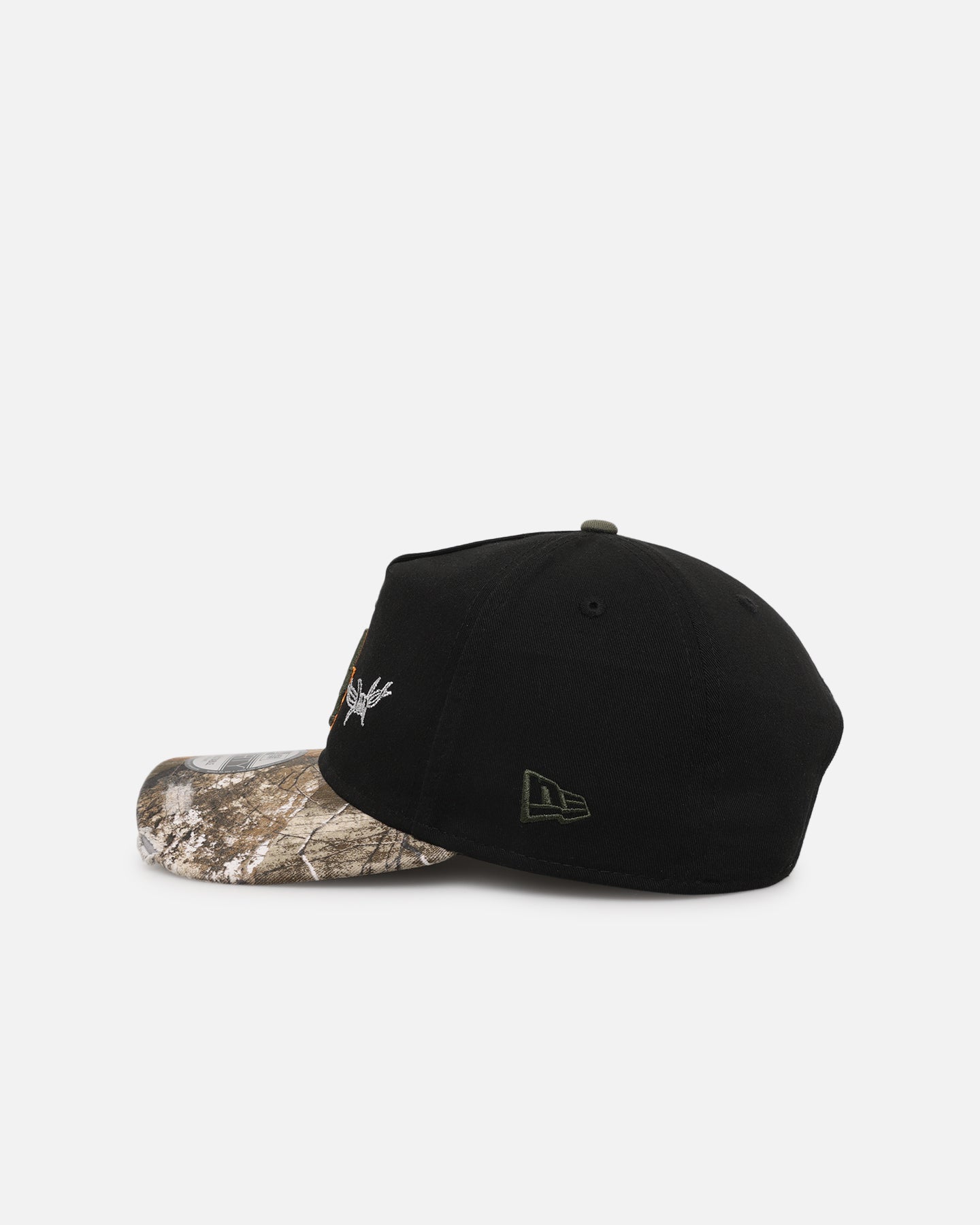 New Era Los Angeles Dodgers 'Realtree Grit 2.0' 9FORTY A-Frame Snapback Black/Green/Orange