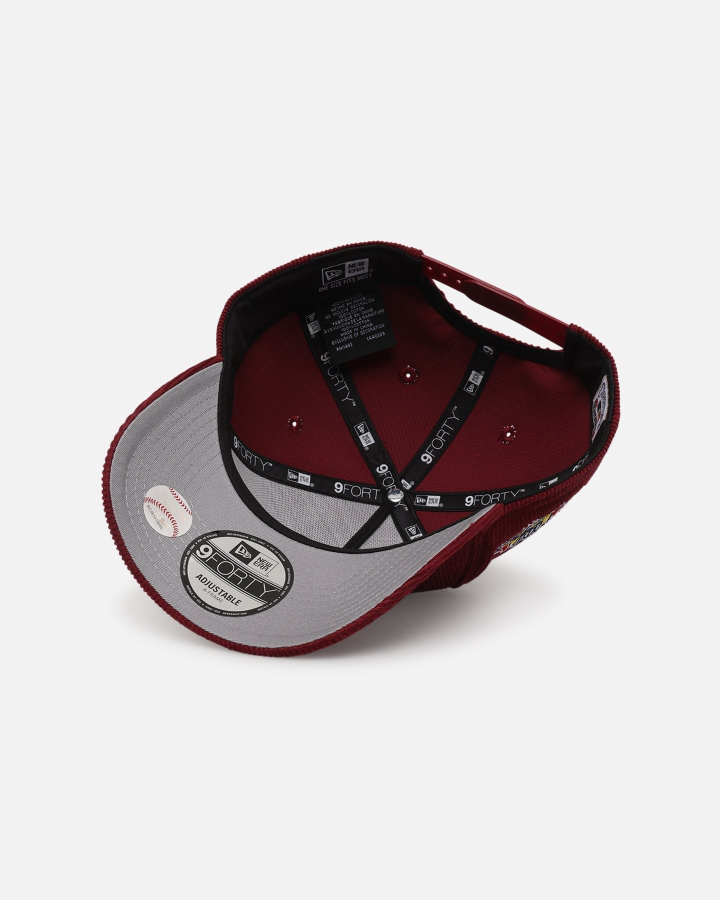 New Era Los Angeles Dodgers 'Upside Down LA Cord' 9FORTY A-Frame Corduroy Snapback Cardinal