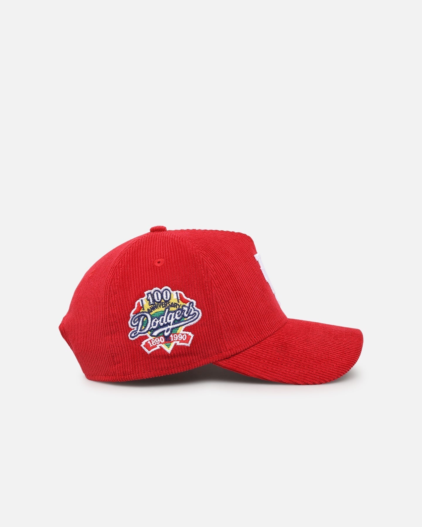 New Era Los Angeles Dodgers 'Upside Down LA Cord' 9FORTY A-Frame Corduroy Snapback Scarlet