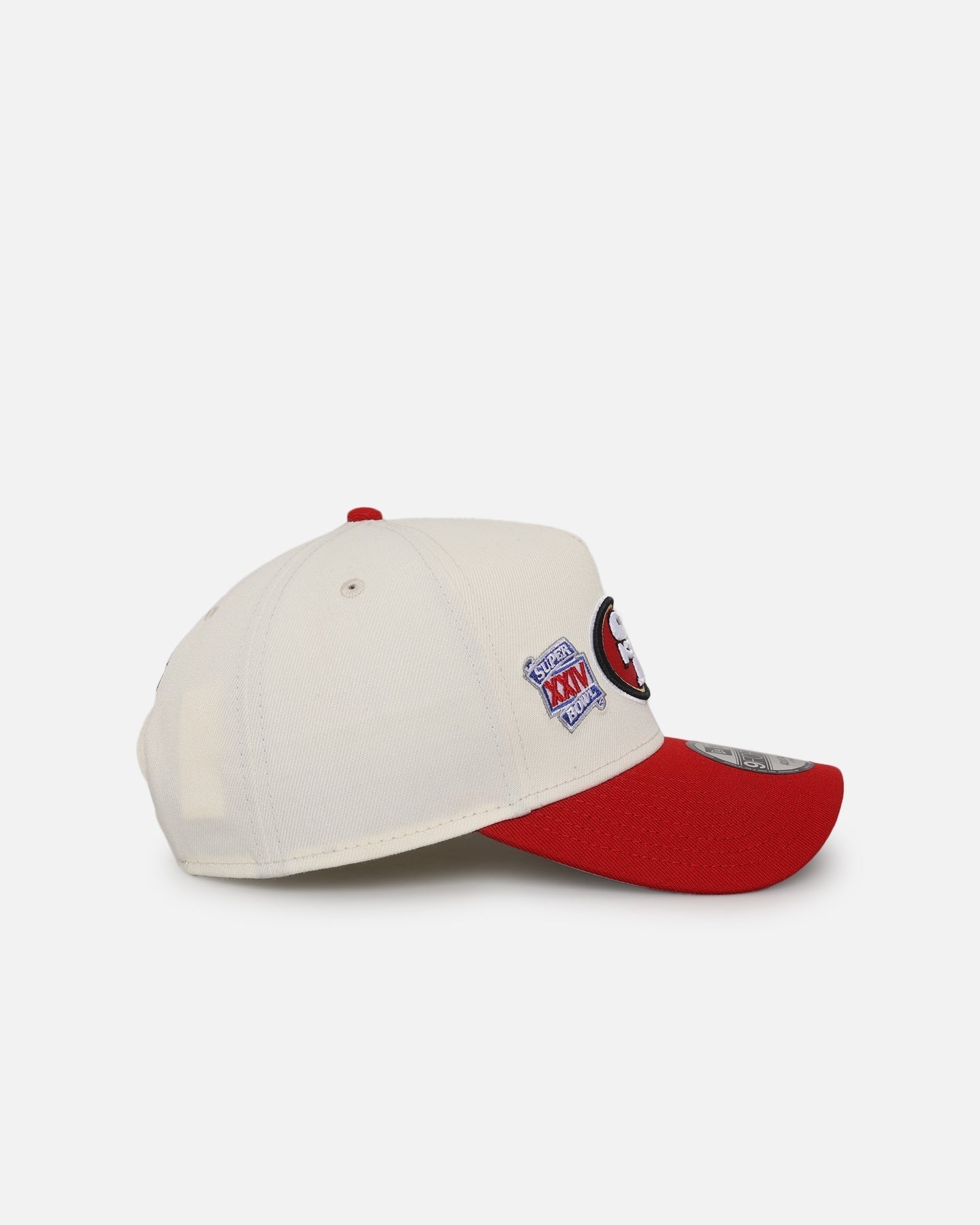 New Era San Francisco 49ers 'Super Bowl Logos' 9FORTY A-Frame Snapback Chrome