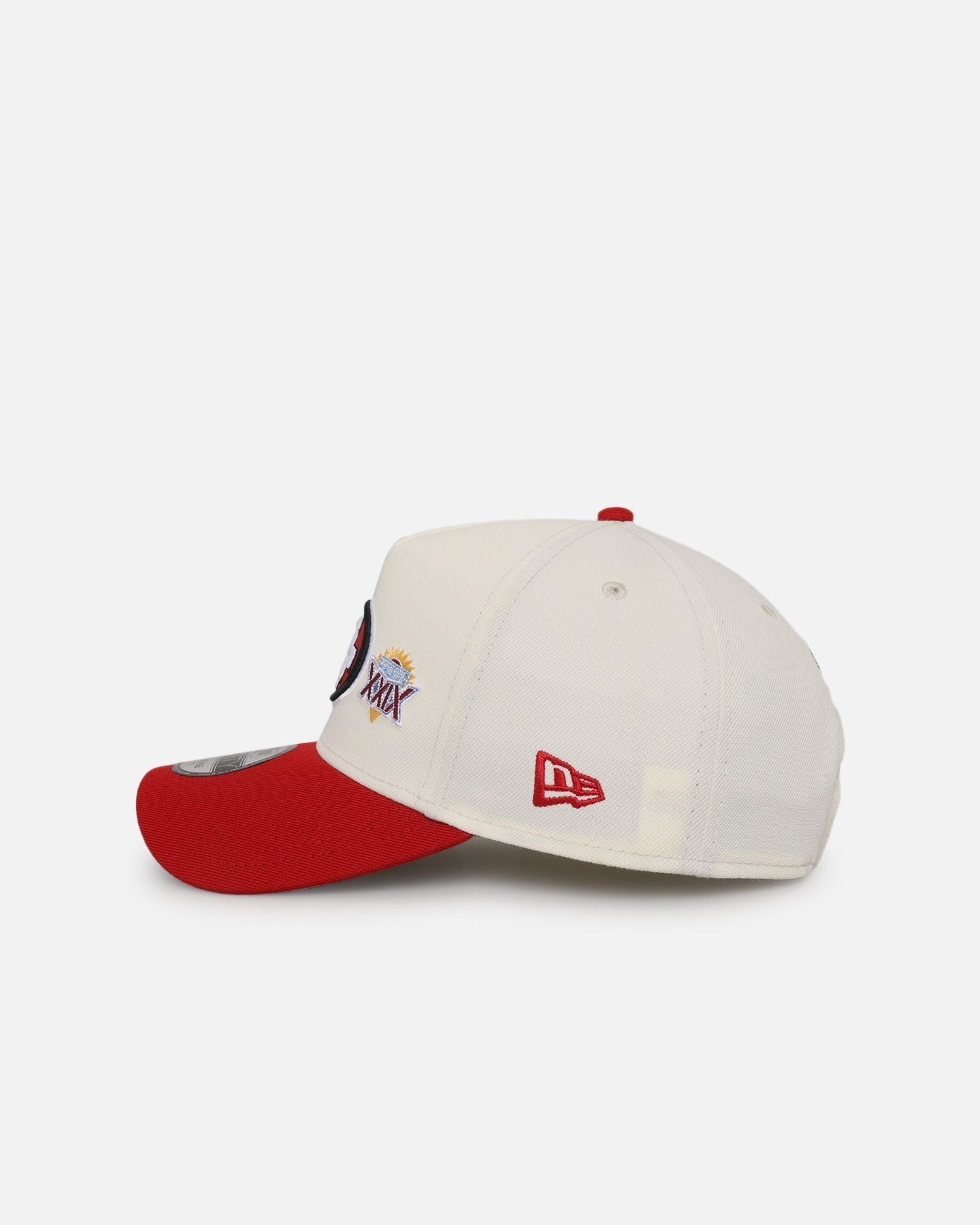 New Era San Francisco 49ers 'Super Bowl Logos' 9FORTY A-Frame Snapback Chrome