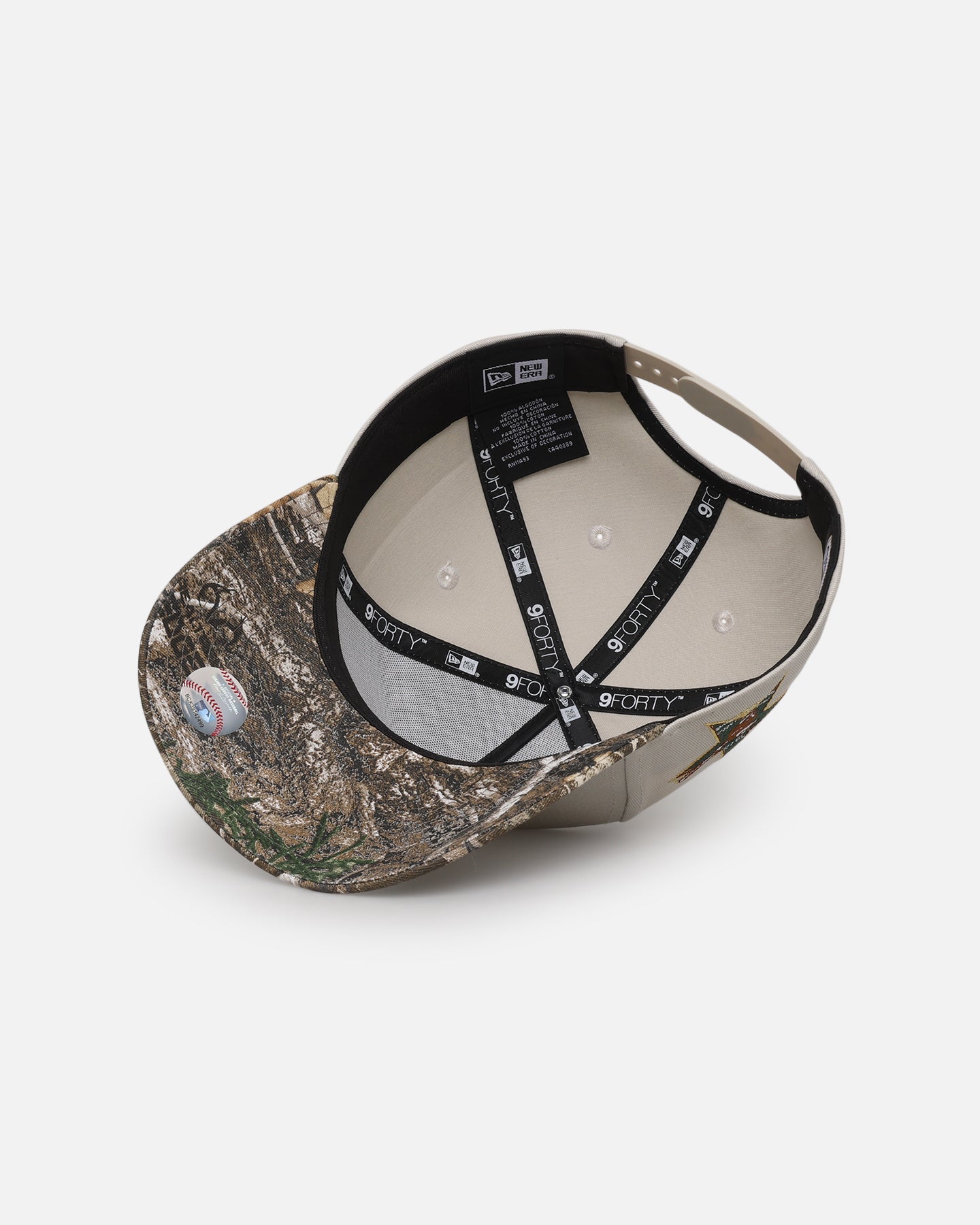 New Era San Diego Padres 'Real Tree Stone' 9FORTY A-Frame Snapback Stone
