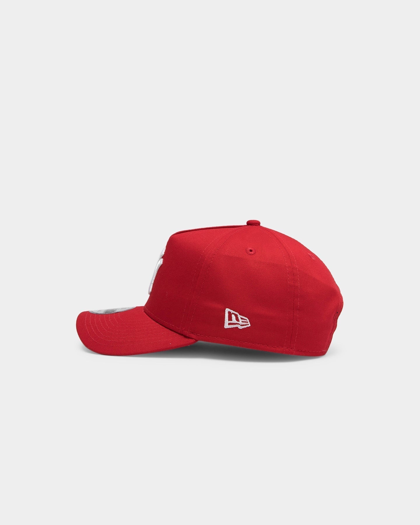 New Era New York Yankees 9FORTY A-Frame Grey Undervisor Snapback Red/Grey