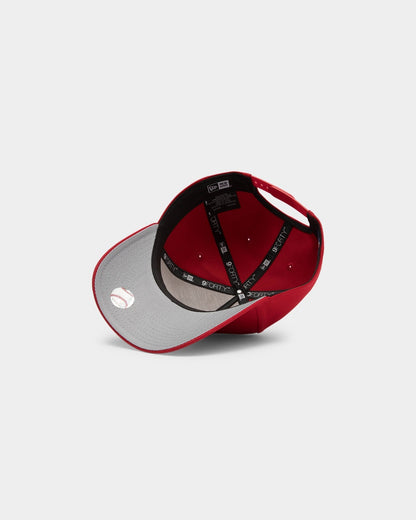 New Era New York Yankees 9FORTY A-Frame Grey Undervisor Snapback Red/Grey