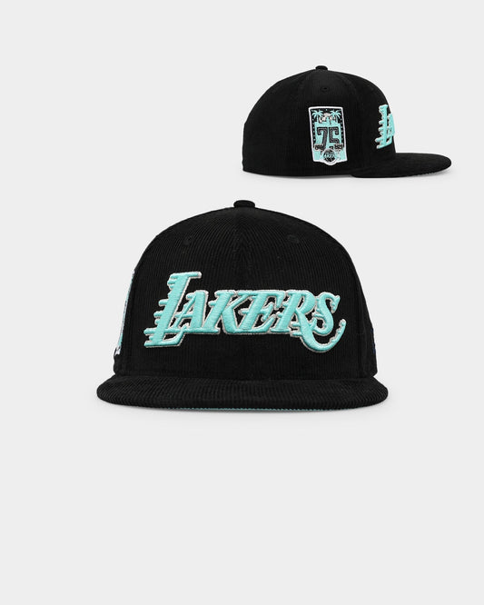 New Era Los Angeles Lakers 'Black Cord Blue Tint' 59FIFTY Fitted Black