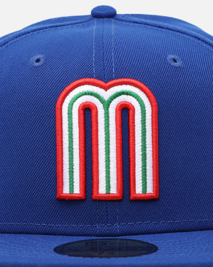 New Era Mexico National Baseball Team 59FIFTY Fitted Light Royal