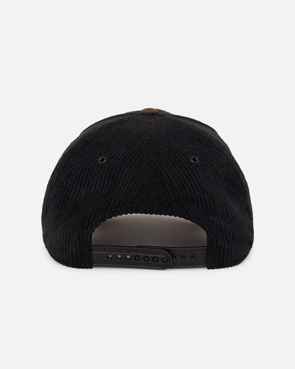 47 Brand Los Angeles Dodgers 'Black Barren' 47 Offside DT Corduroy Snapback Black