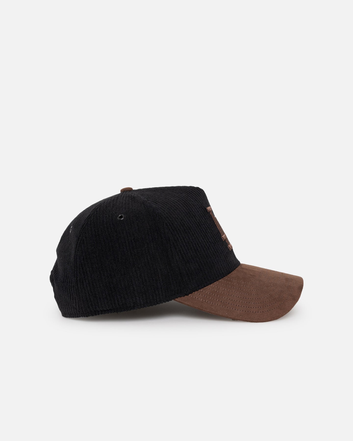 47 Brand Los Angeles Dodgers 'Black Barren' 47 Offside DT Corduroy Snapback Black
