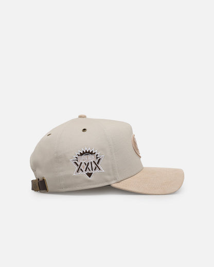 New Era San Francisco 49ers 'Cream Suede' 9FORTY A-Frame Strapback Stone/Oatmilk