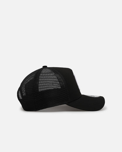 New Era Los Angeles Dodgers 'Cherub Trucker' 9FORTY A-Frame Trucker Snapback Black/White