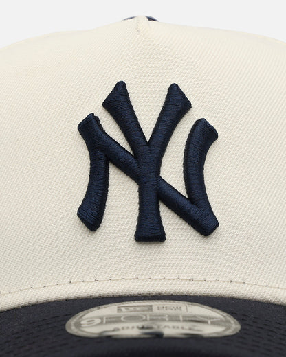 New Era New York Yankees 'Team Color Visor' 9FORTY A-Frame Snapback Chrome