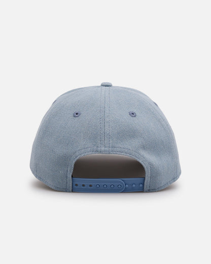 New Era Los Angeles Dodgers 'Distressed Denim' 9FORTY A-Frame Snapback Light Wash Denim