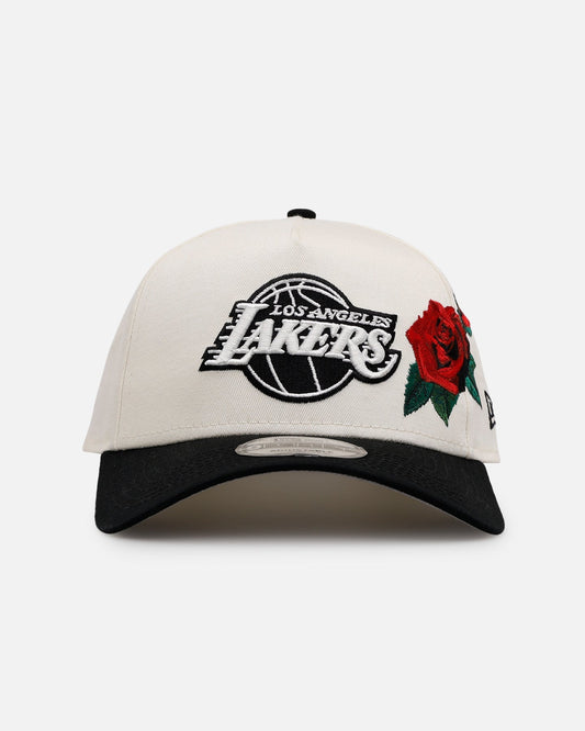 New Era Los Angeles Lakers 'Chrome Black Roses' 9FORTY A-Frame Snapback Chrome/Black