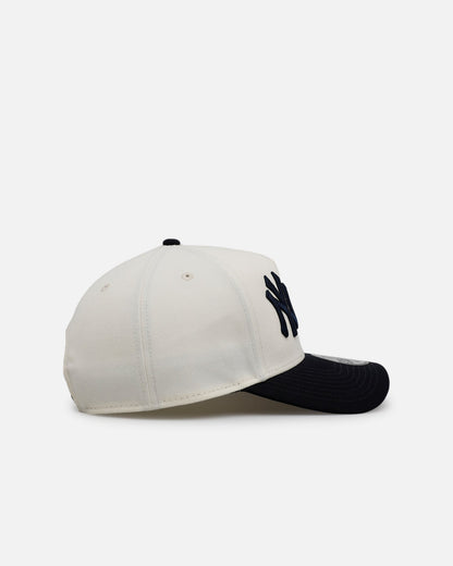 New Era New York Yankees 'MLB & NCAA Dual Logo' 9FORTY A-Frame Snapback Chrome