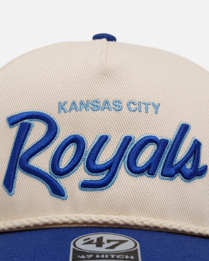 47 Brand Kansas City Royals 'MLB Opening Day' Script Hitch Snapback Natural
