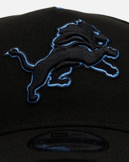 New Era Detroit Lions 'Outline' 9FORTY A-Frame Snapback Black