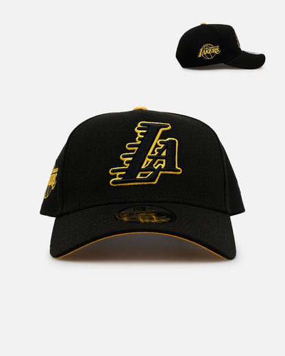 New Era Los Angeles Lakers 'Outline' 9FORTY A-Frame Snapback Black