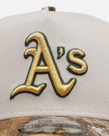 New Era Oakland Athletics 'Stone Realtree' 9FORTY A-Frame Snapback Stone
