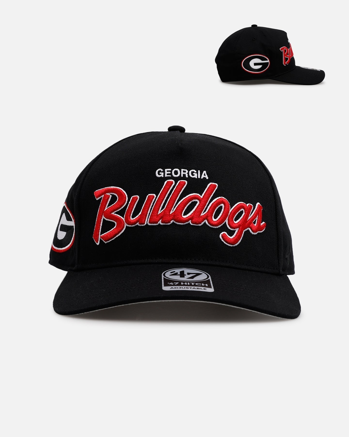 47 Brand Georgia Bulldogs 'Black Dome Script' 47 Hitch Snapback Black