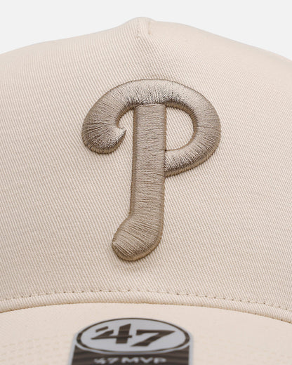 47 Brand Philadelphia Phillies 'Caramel Swirl' MVP Snapback Natural/Khaki