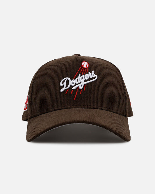 New Era Los Angeles Dodgers 'Walnut Cord' 9FORTY A-Frame Corduroy Snapback Walnut