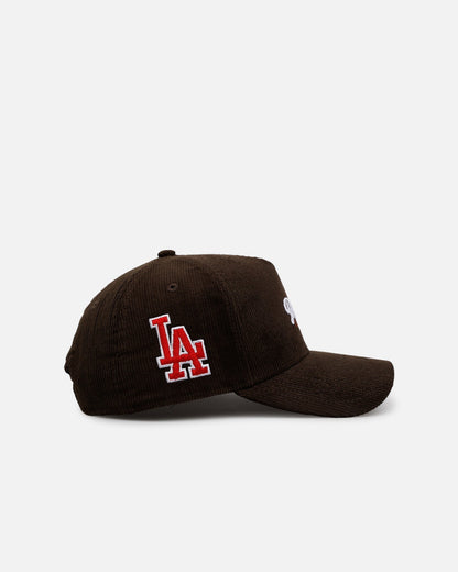 New Era Los Angeles Dodgers 'Walnut Cord' 9FORTY A-Frame Corduroy Snapback Walnut