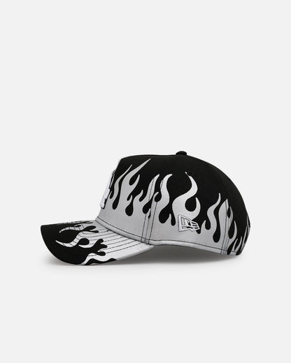 New Era Los Angeles Dodgers 'Metallic Flames' 9FORTY A-Frame Snapback Black/Silver