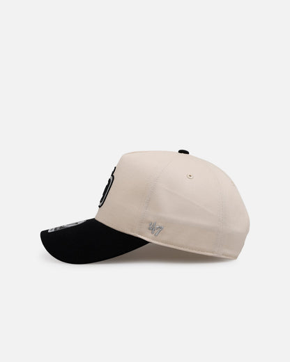47 Brand San Diego Padres 'Herringbone' 47 Offside Snapback Natural/Black