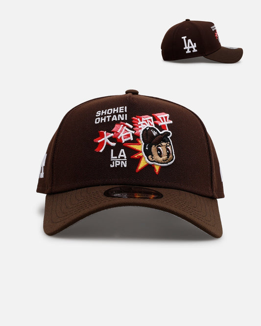New Era Los Angeles Dodgers 'Shotime' 9FORTY A-Frame Snapback Brown