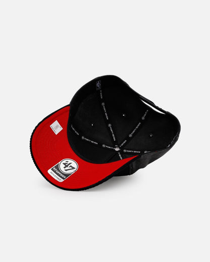 47 Brand Chicago Bulls 'Black & Red' 47 Offside Snapback Black/Red