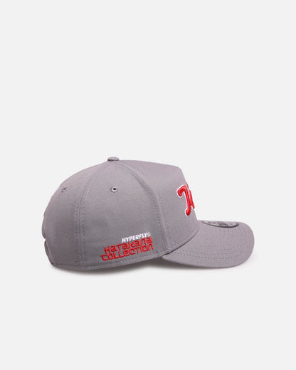 New Era Philadelphia Phillies 'Hyperfly Katakana x MLB' 9FORTY A-Frame Snapback Grey