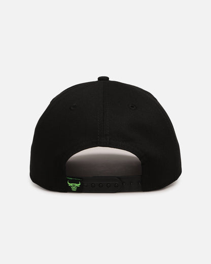 New Era Chicago Bulls 'Spooky Script' 9FORTY A-Frame Snapback Black/Green/Purple