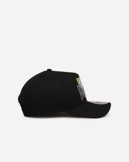 New Era Chicago Bulls 'Spooky Script' 9FORTY A-Frame Snapback Black/Green/Purple