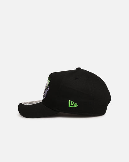 New Era Chicago Bulls 'Spooky Script' 9FORTY A-Frame Snapback Black/Green/Purple