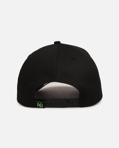 New Era New York Yankees 'Spooky Script' 9FORTY A-Frame Snapback Black/Green/Purple