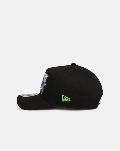 New Era New York Yankees 'Spooky Script' 9FORTY A-Frame Snapback Black/Green/Purple