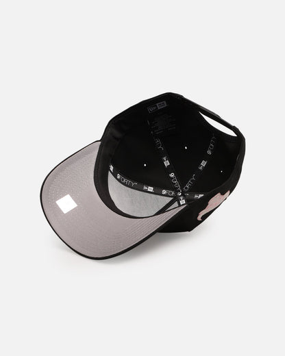 New Era Chicago Bulls 'Drip Glow Script' 9FORTY A-Frame Snapback Black/Pink