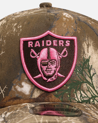 New Era Las Vegas Raiders 'Realtree Pink' 9FORTY A-Frame Snapback Real Tree/Pink