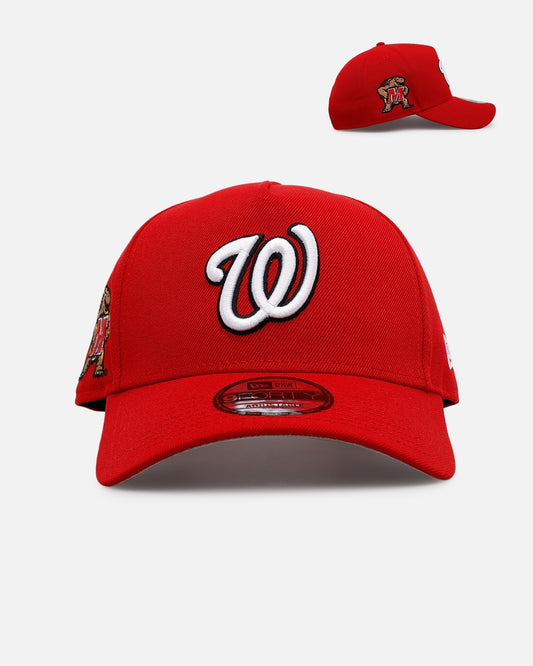New Era Washington Nationals 'College Crossover' University of Maryland 9FORTY A-Frame Snapback Official Team Color