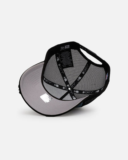 New Era Detroit Lions 'Bleach' 9FORTY A-Frame Trucker Snapback Denim