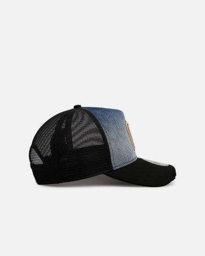 New Era Mexico National Baseball Team 'Bleach' 9FORTY A-Frame Trucker Snapback Denim