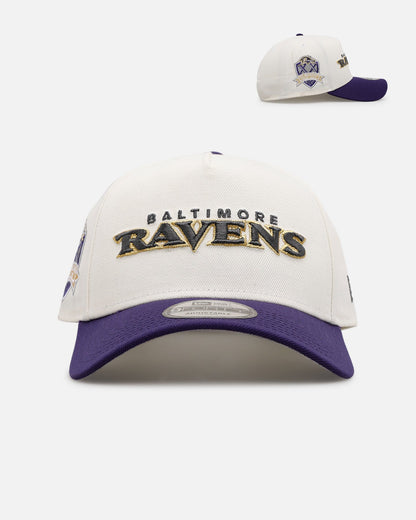 New Era Baltimore Ravens 'Chrome Metallic Wordmark' 9FORTY A-Frame Snapback Chrome