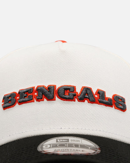 New Era Cincinnati Bengals 'Chrome Metallic Wordmark' 9FORTY A-Frame Snapback Chrome