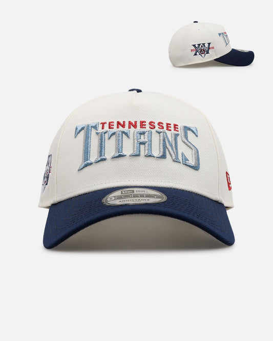 New Era Tennessee Titans 'Chrome Metallic Wordmark' 9FORTY A-Frame Snapback Chrome
