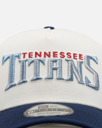 New Era Tennessee Titans 'Chrome Metallic Wordmark' 9FORTY A-Frame Snapback Chrome