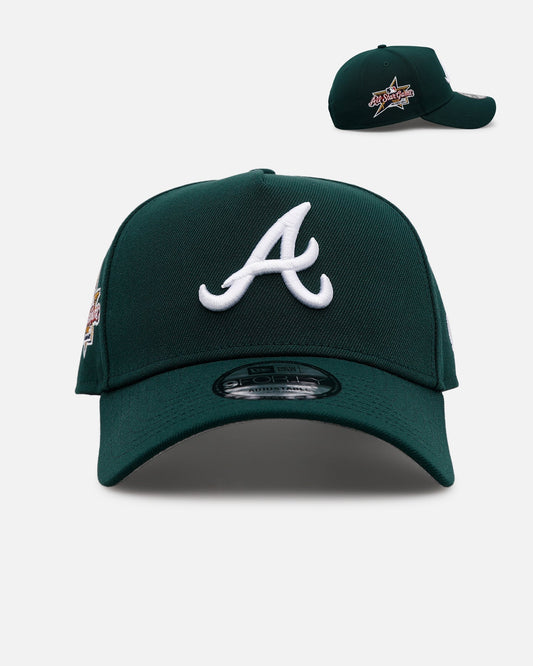 New Era Atlanta Braves 'Evergreen' 9FORTY A-Frame Snapback Dark Green
