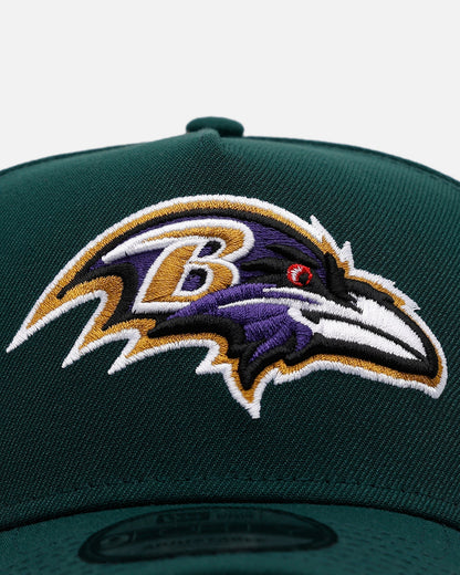 New Era Baltimore Ravens 'Evergreen' 9FORTY A-Frame Snapback Dark Green