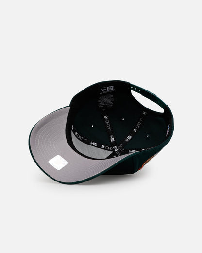 New Era Cleveland Browns 'Evergreen' 9FORTY A-Frame Snapback Dark Green