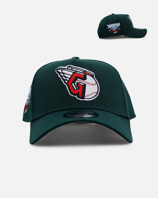 New Era Cleveland Guardians 'Evergreen' 9FORTY A-Frame Snapback Dark Green